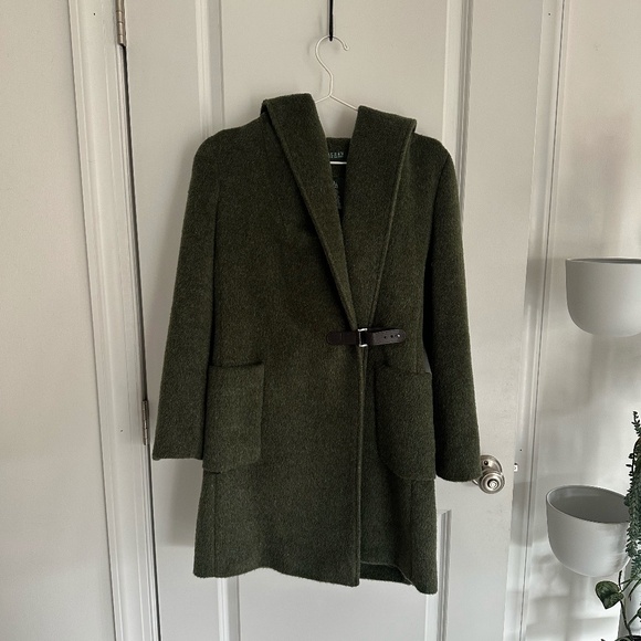 Lauren Ralph Lauren Jackets & Blazers - Lauren by Ralph Lauren Wool Hooded Wrap Jacket